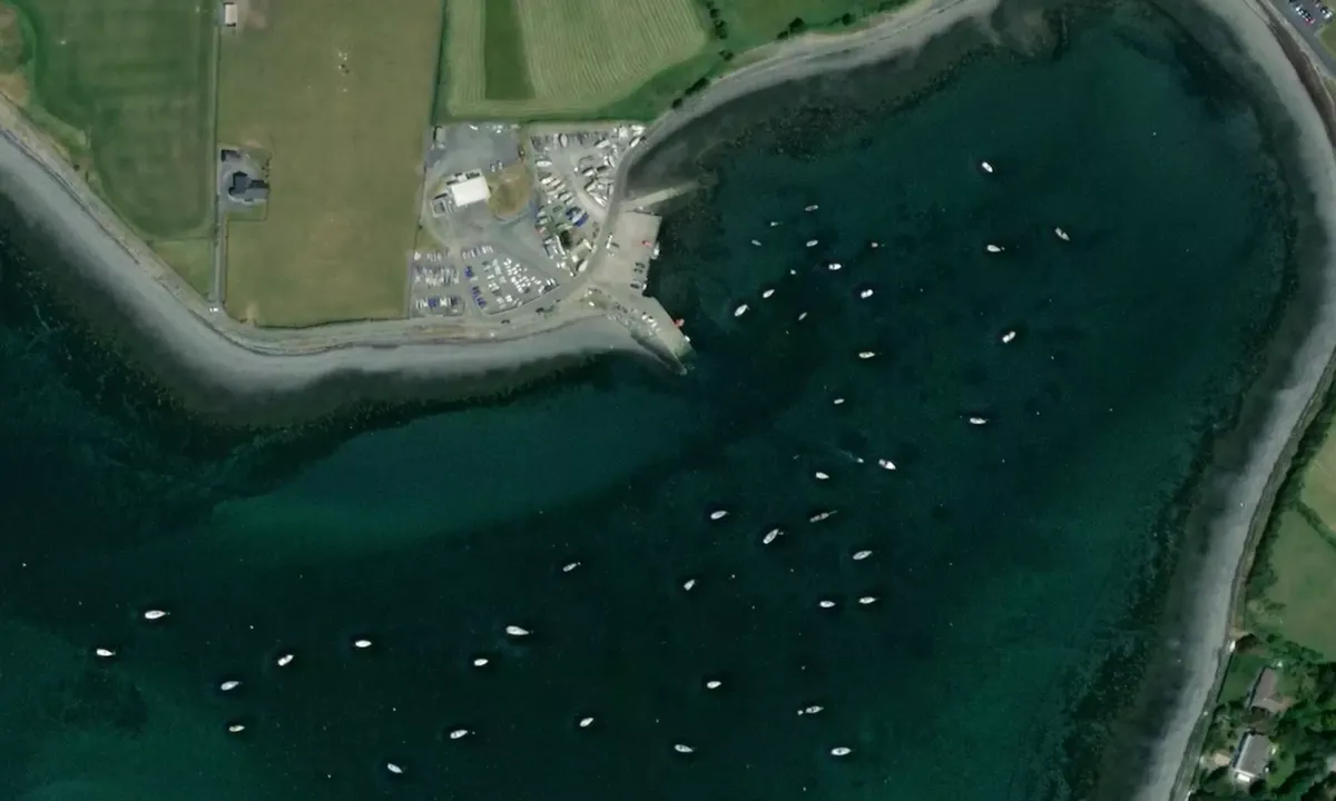 Flyfoto av Renville Peir