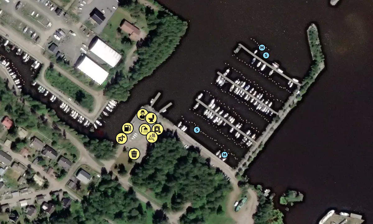 Satelite image of Reposaari Marina