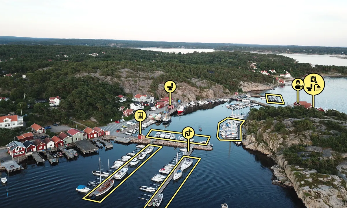 Resö Gästhamn: {"base": "no", "no": "Flytebrygger i ytre havn og faste brygger indre.", "se": "Flytbryggor i yttre hamnen och fasta bryggor i inre.", "en": "Floating docks in the outer harbour and fixed docks in the inner harbour.", "da": "Flydebroer i ydre havn og faste broer indre."}