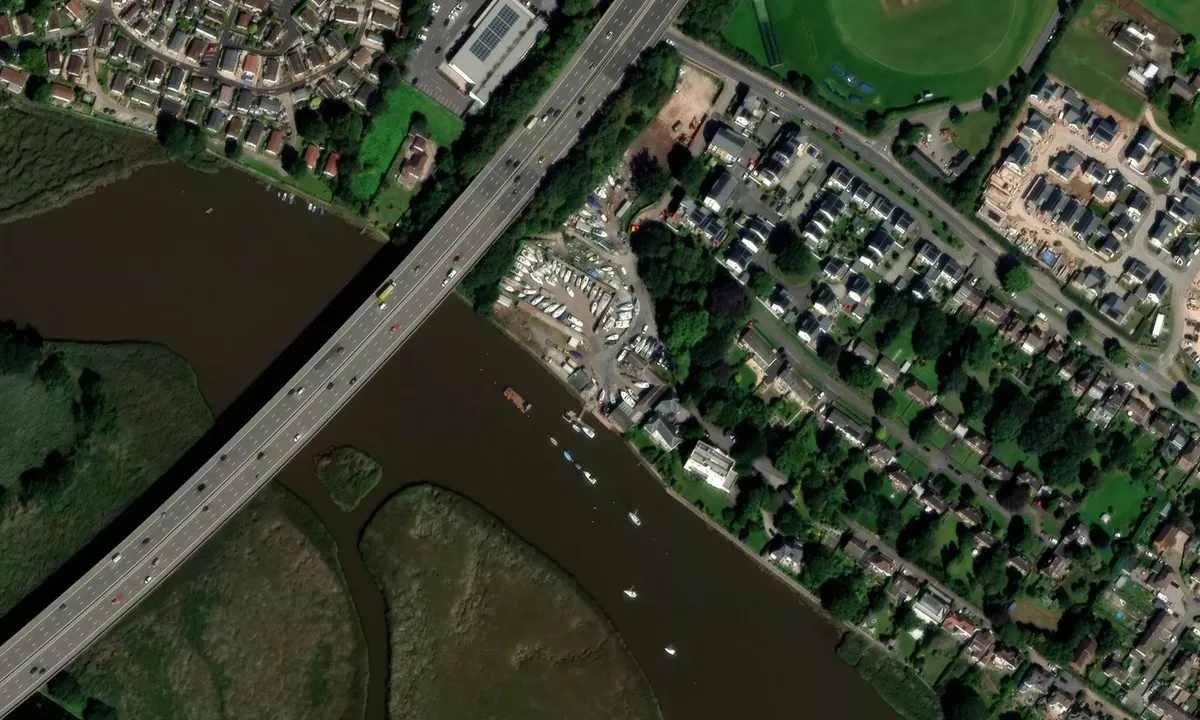 Satelite image of Retreat Boatyard