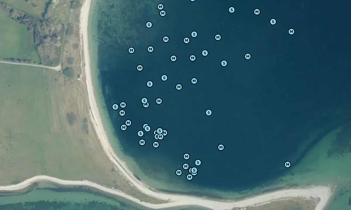 Satelite image of Revkrog Avernakø bouy