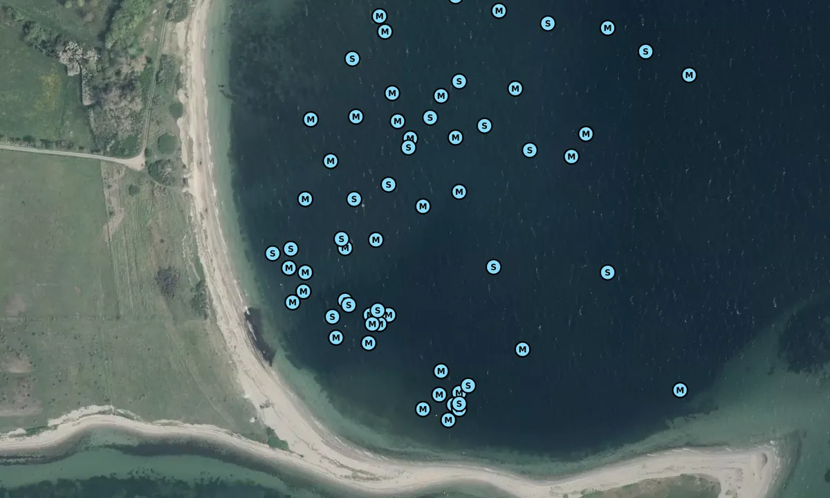 Satelite image of Revkrog Avernakø bouy