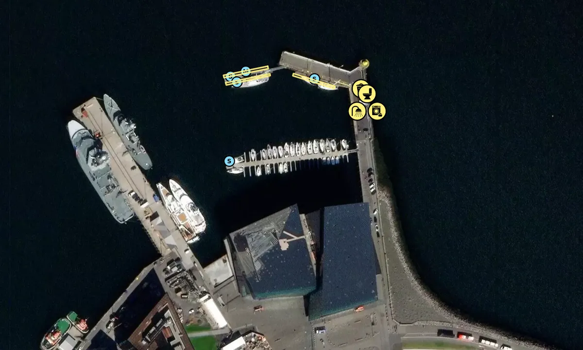 Satelite image of Reykjavik - Brokey