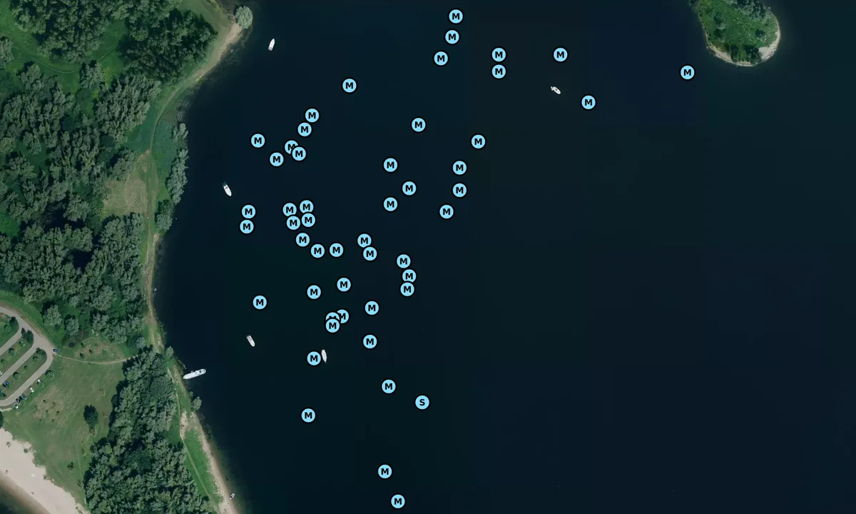 Satelite image of Rhederlaag, recreatieplas