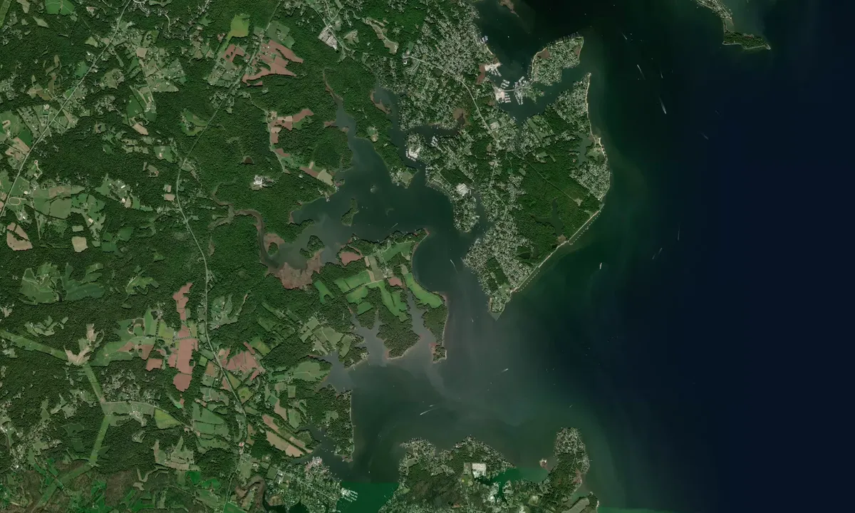 Flyfoto av Rhode River - 1