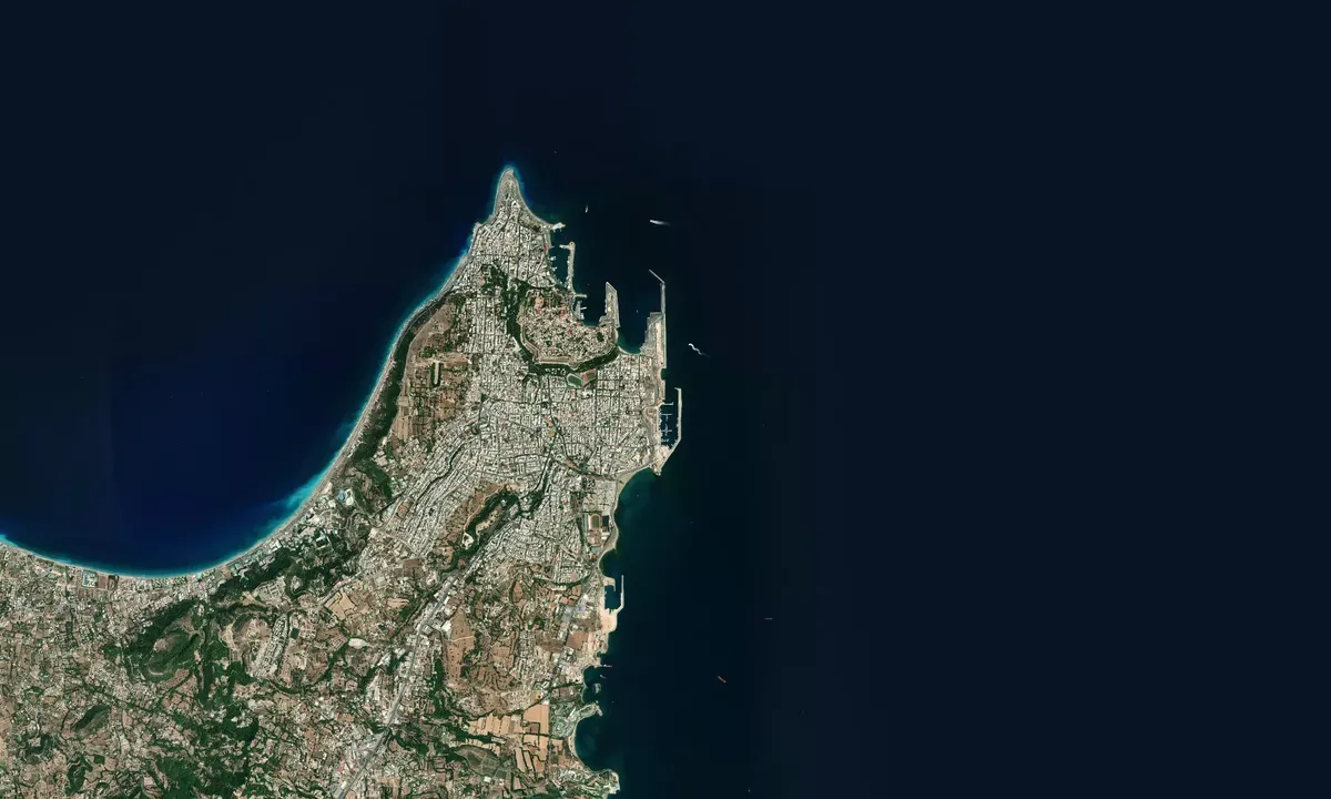 Flyfoto av Rhodos Marina