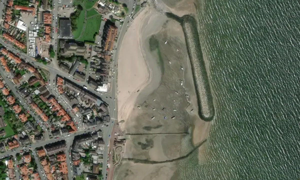 Satelite image of Rhos-on-Sea