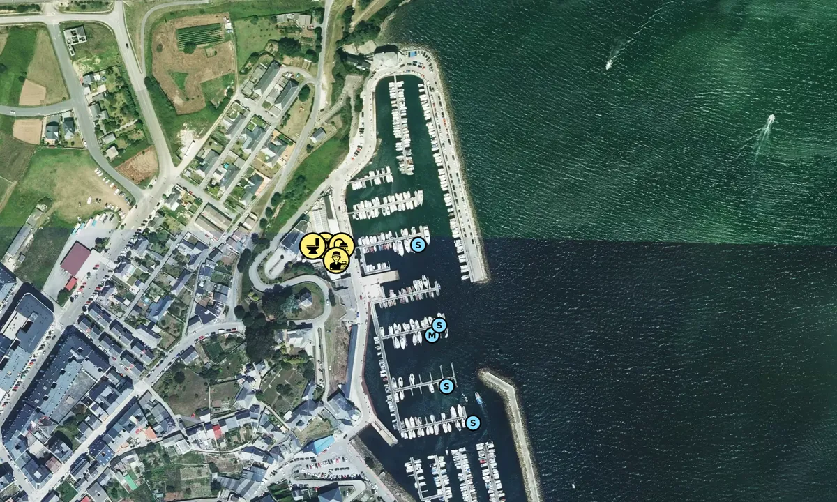 Satelite image of Ribadeo
