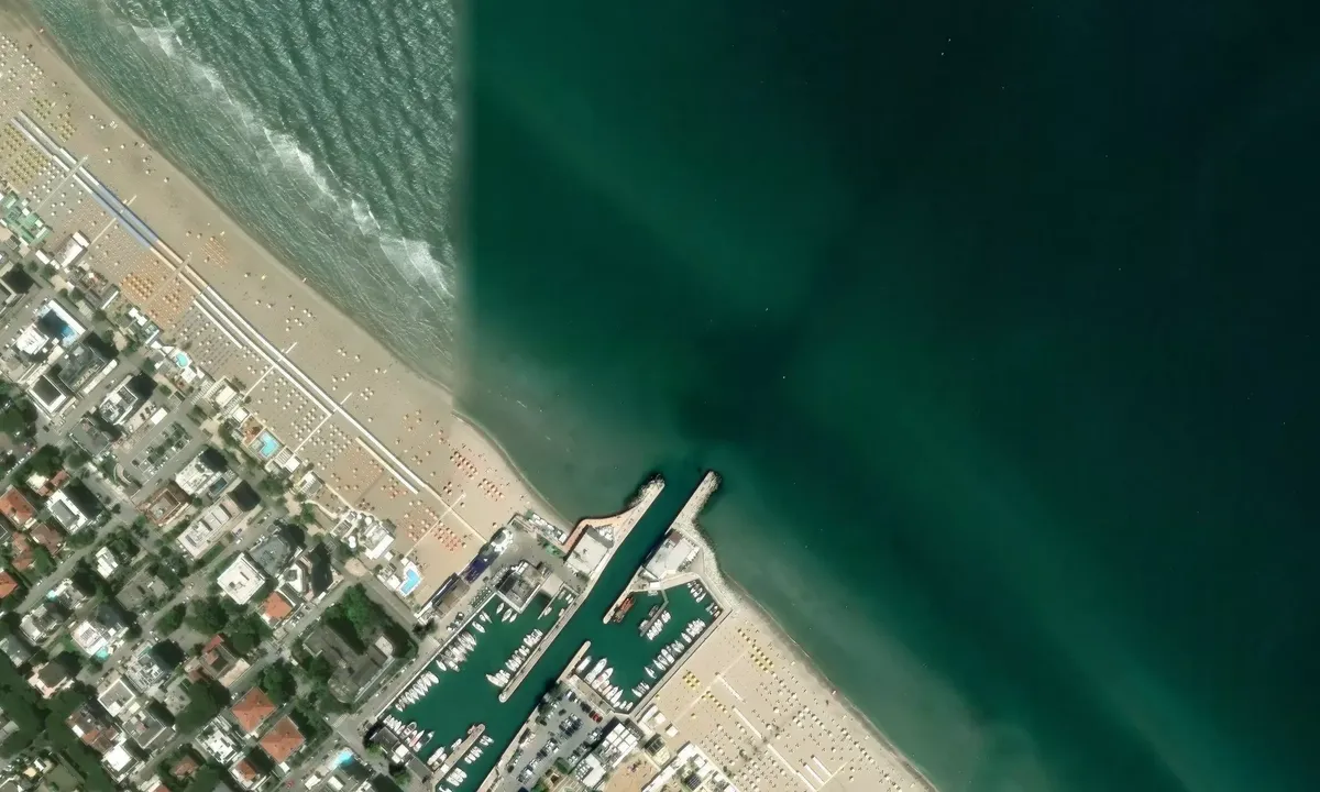 Satelite image of Riccione