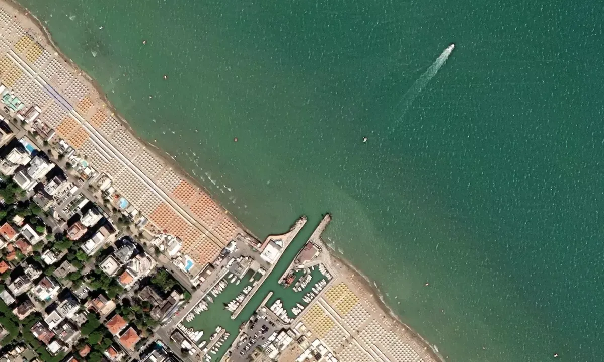 Satelite image of Riccione