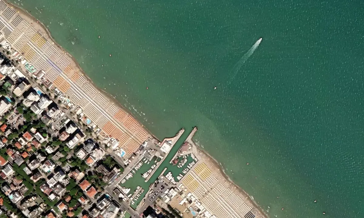 Flyfoto av Riccione
