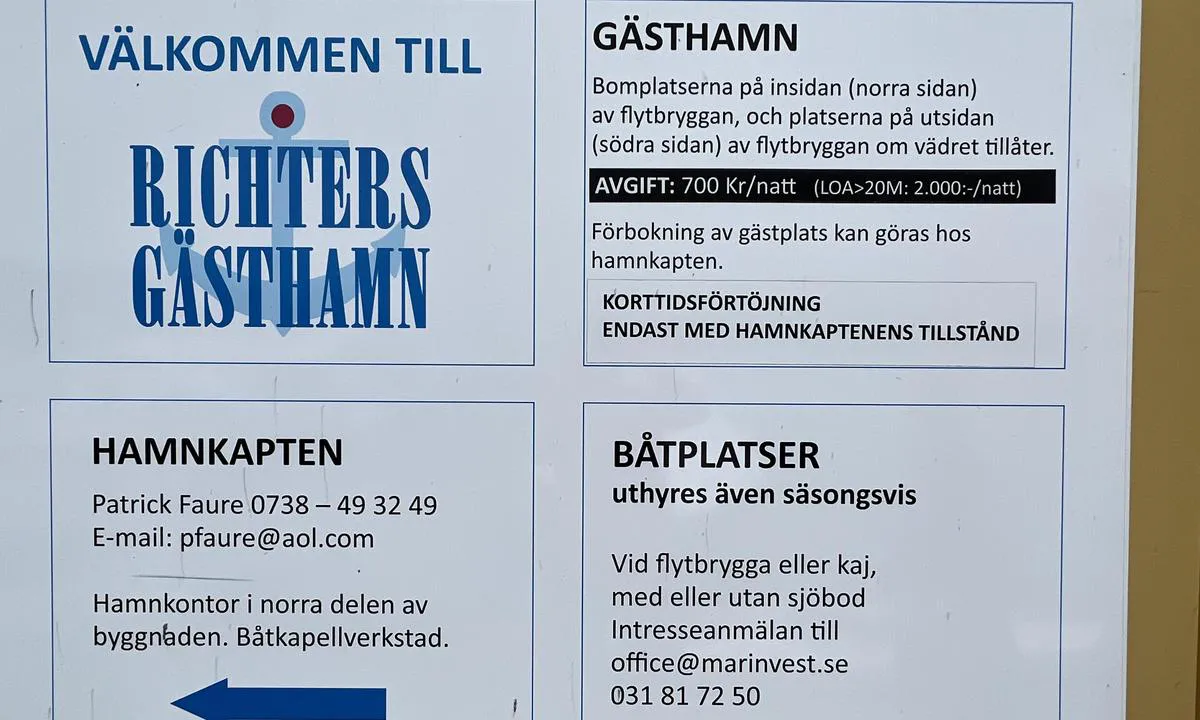 Richters Gästhamn Fjällbacka: Info
