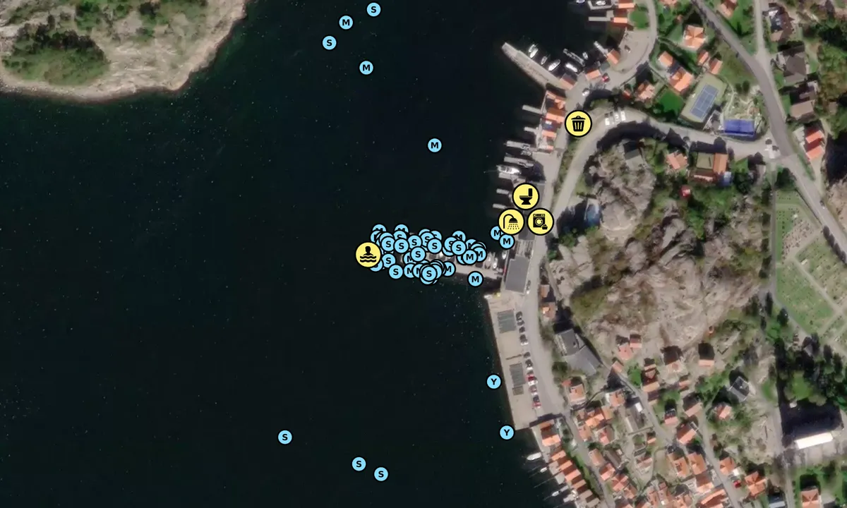 Satelite image of Richters Gästhamn Fjällbacka