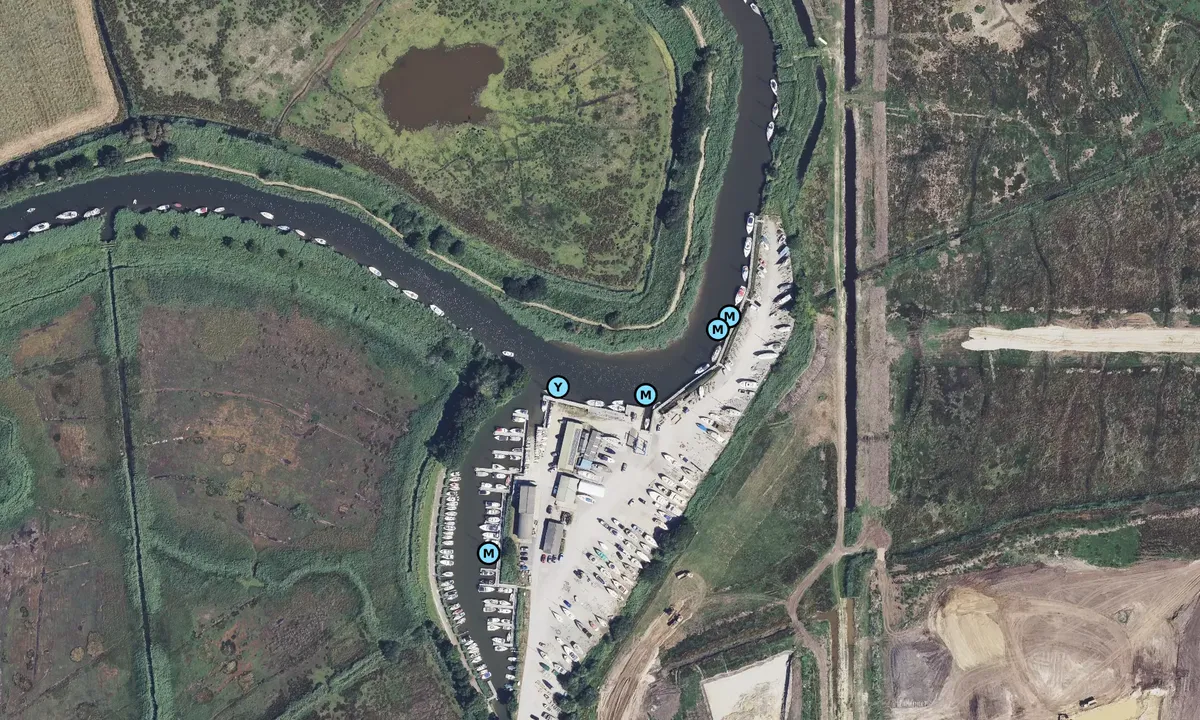 Satelite image of Ridge Wharf Yacht Centre - Wareham