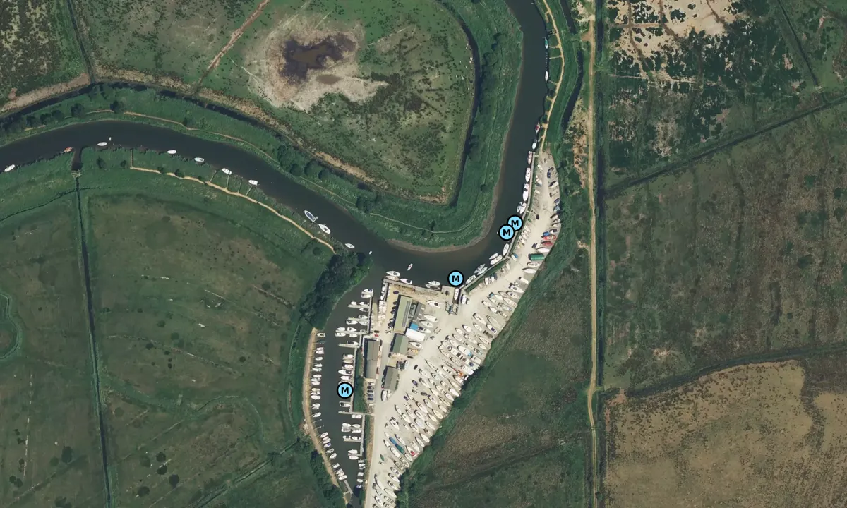 Satelite image of Ridge Wharf Yacht Centre - Wareham