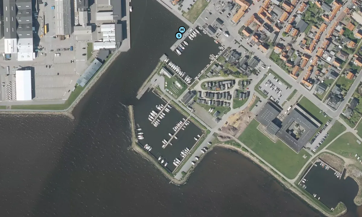 Satelite image of Ringkøbing Havn