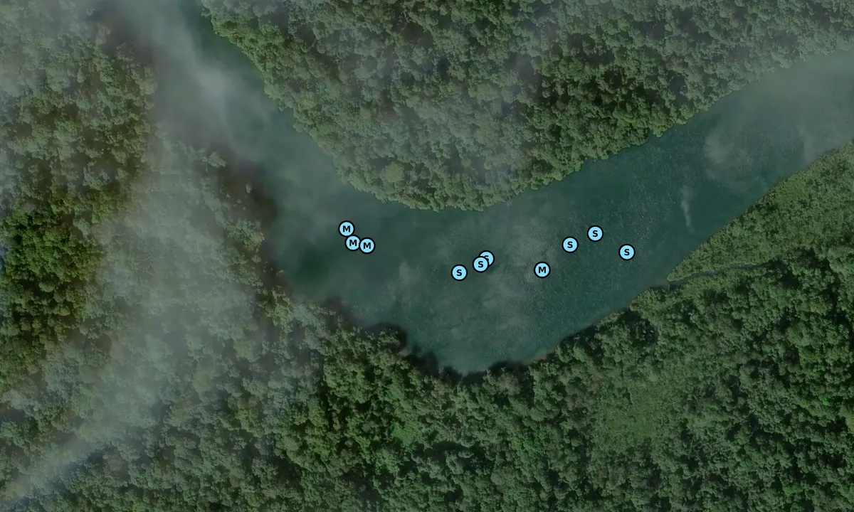 Satelite image of Rio Chagres