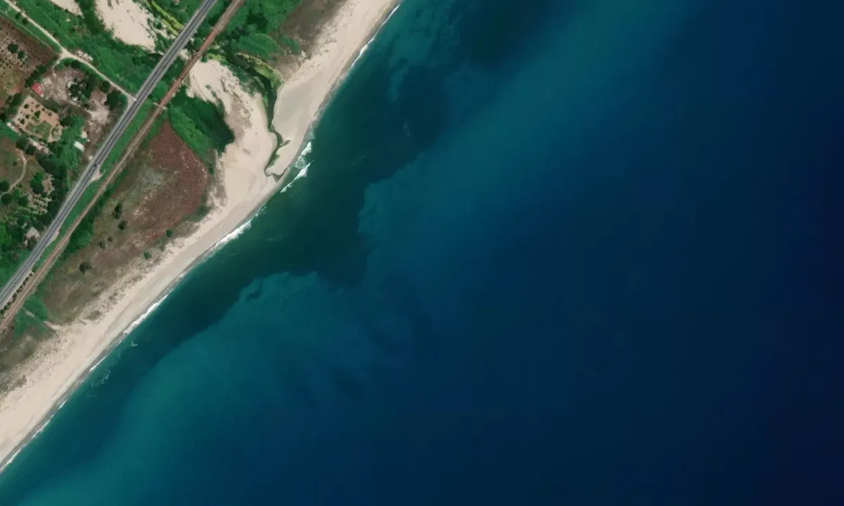 Flyfoto av Rio da Ponta da Bota