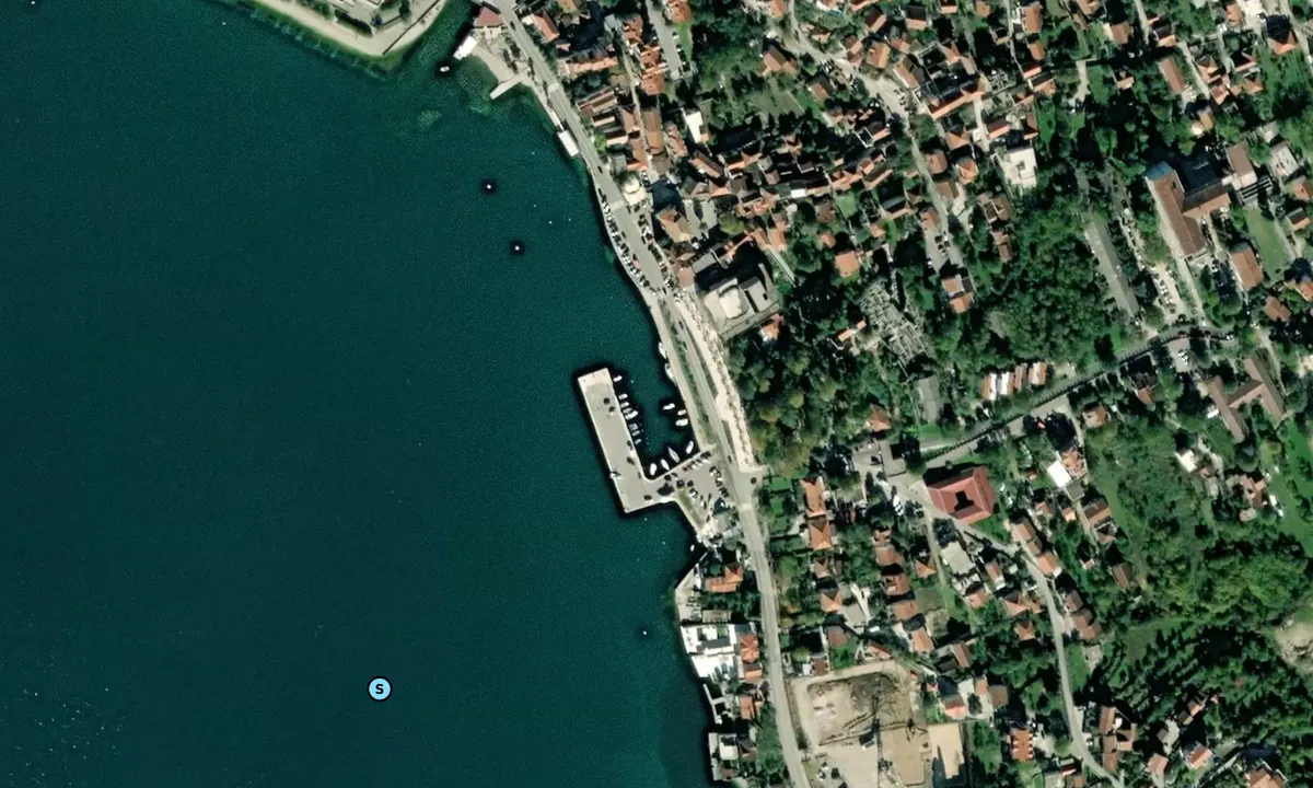 Satelite image of Risan - Kotor