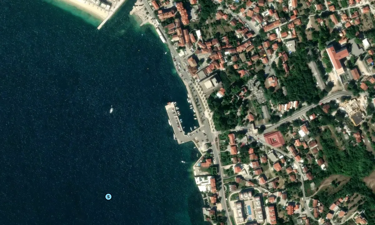 Satelite image of Risan - Kotor