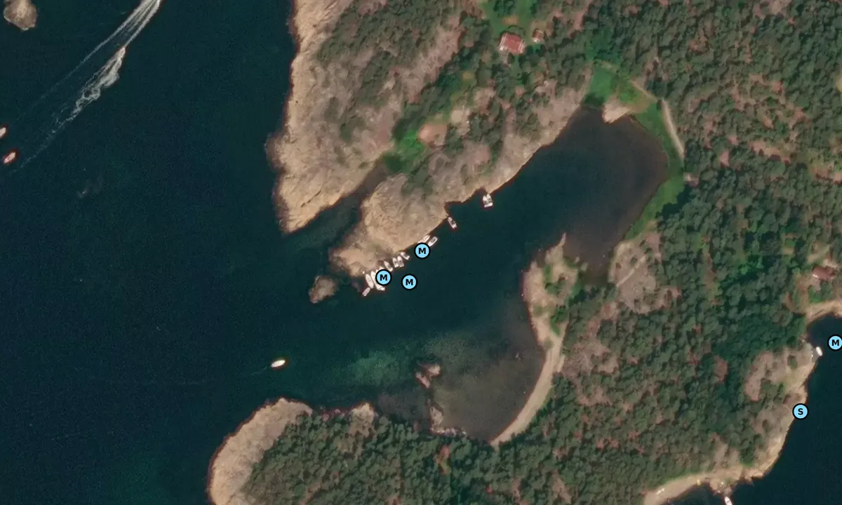 Satelite image of Risholmen