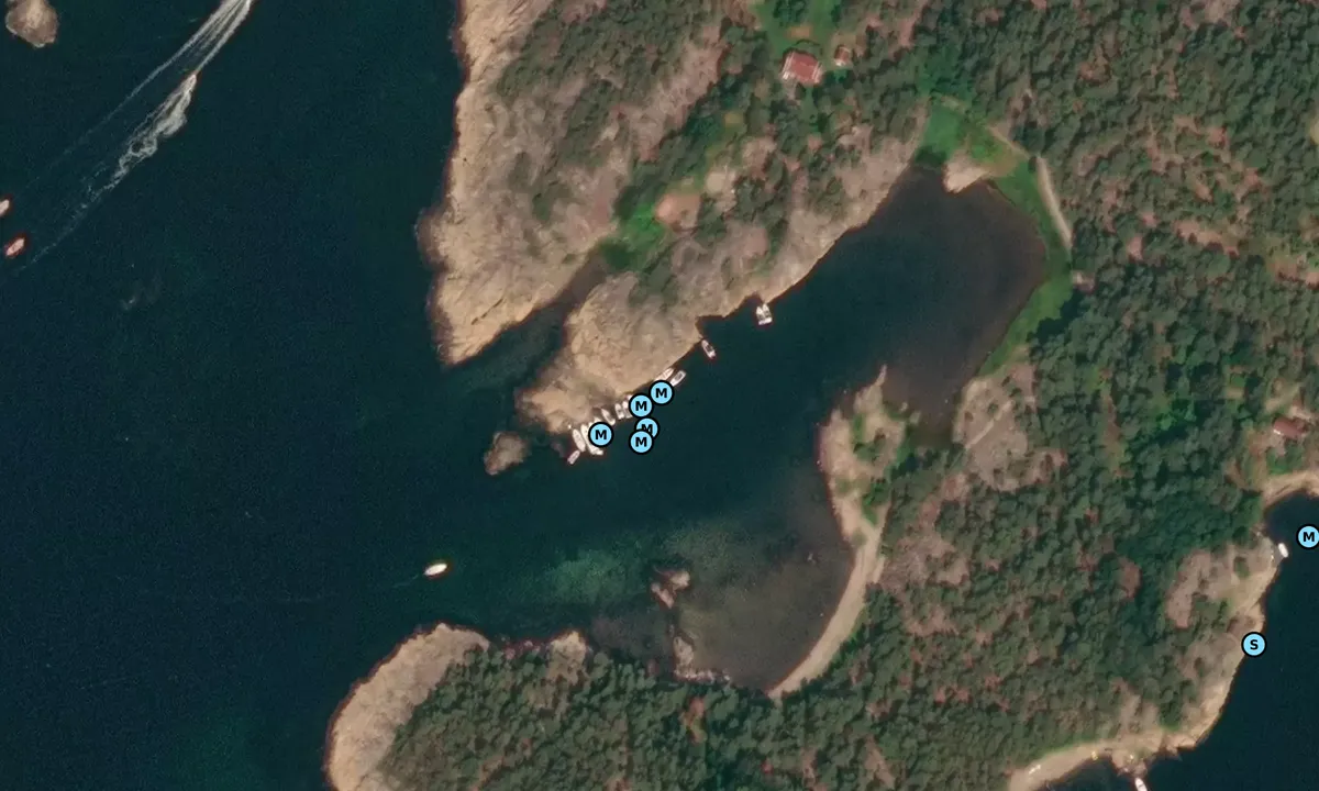 Satelite image of Risholmen