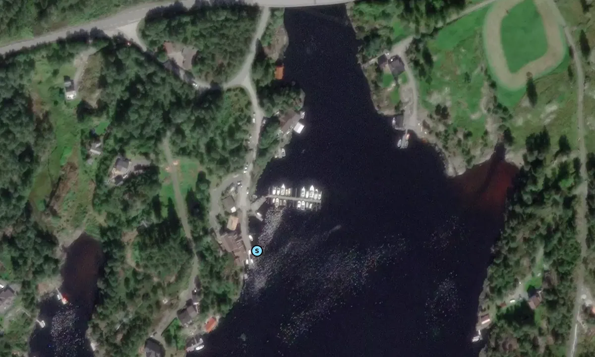 Satelite image of Risnes i Masfjorden