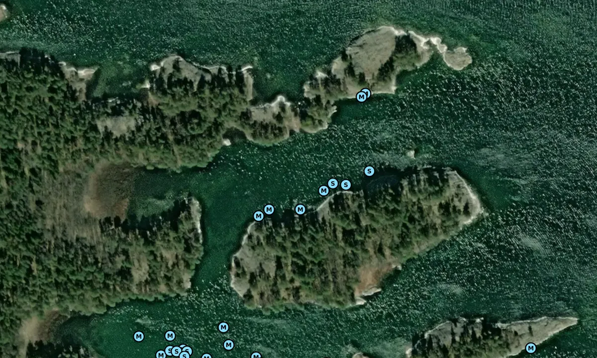 Satelite image of Risö - Grytsholmen