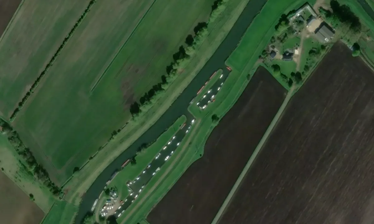 Satelite image of River Cam