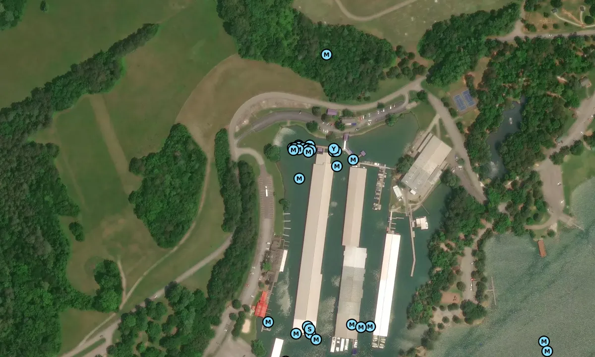 Satelite image of Riverview Dockominium (private transient slip)