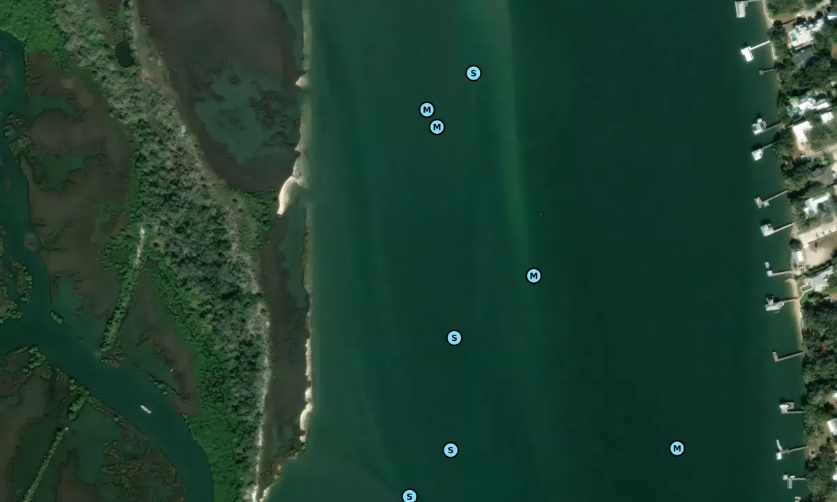 Satelite image of Robinson Creek