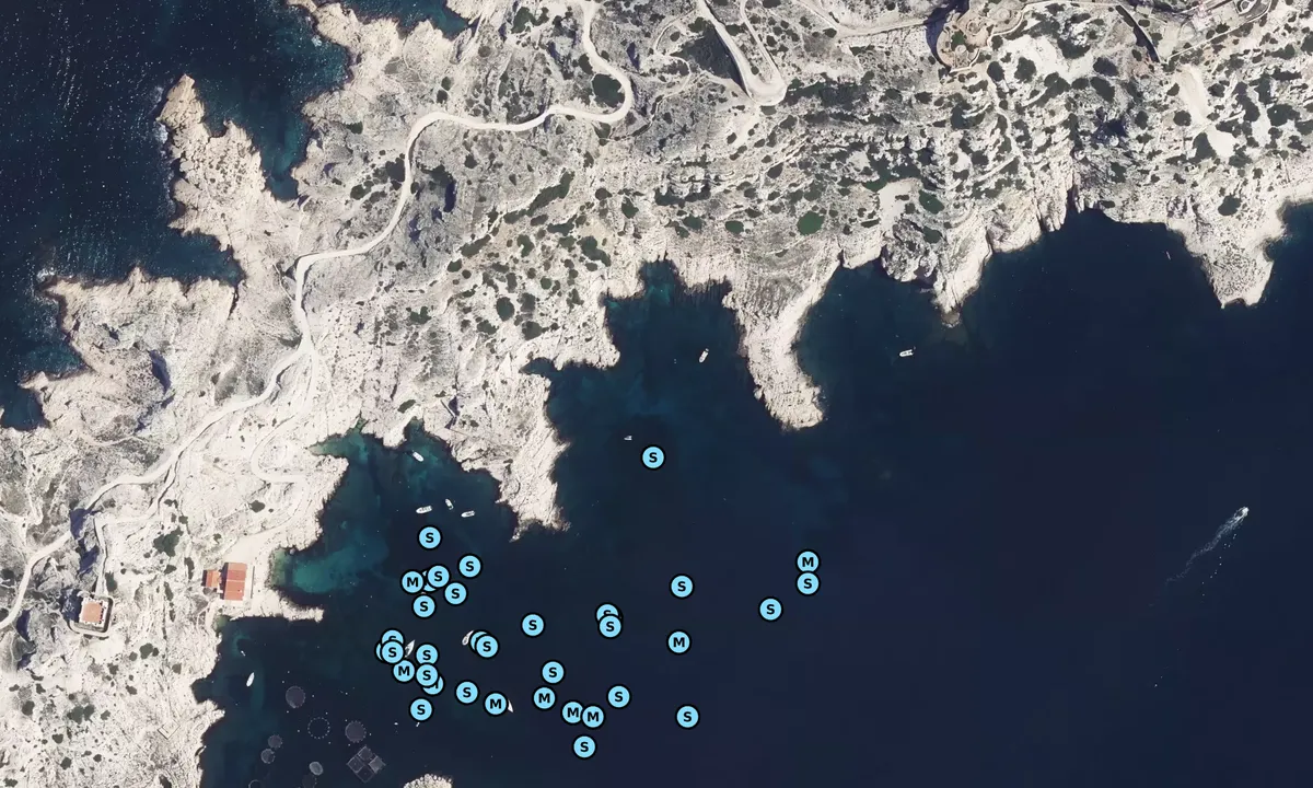 Satelite image of Roche de la Cheminée