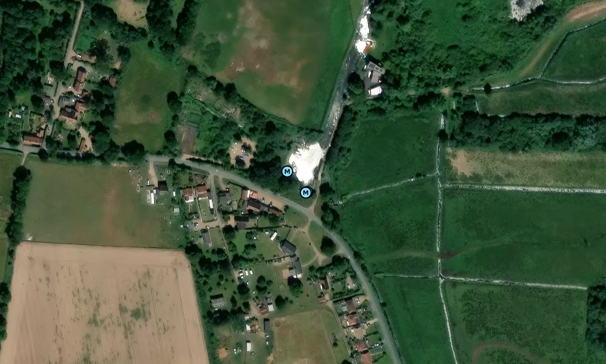 Satelite image of Rockland st mary