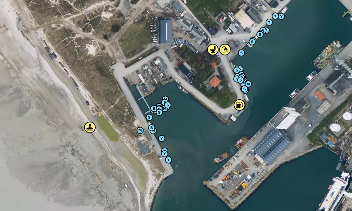 Satelite image of Rødbyhavn
