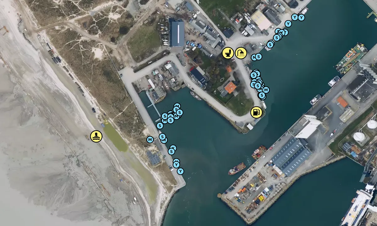 Satelite image of Rødbyhavn