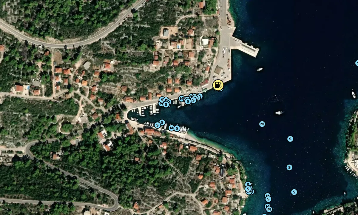 Satelite image of Rogač Town Quay