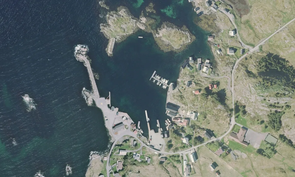Flyfoto av Rognaldsvåg