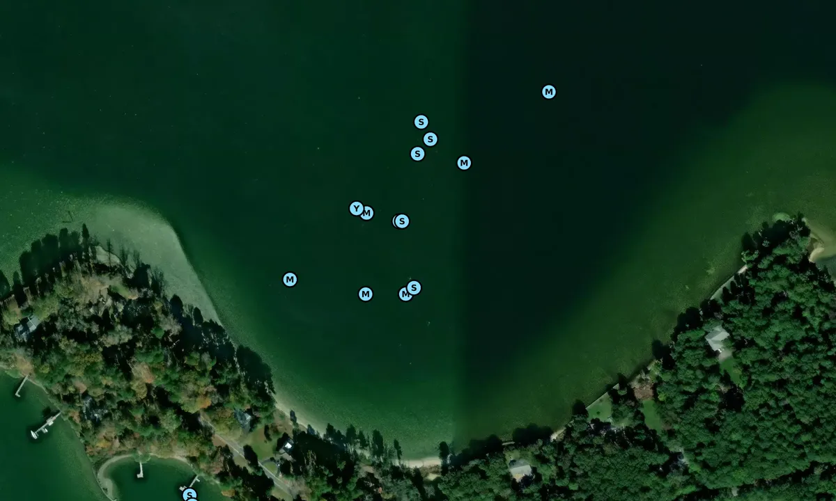 Satelite image of Rogue Point Cove