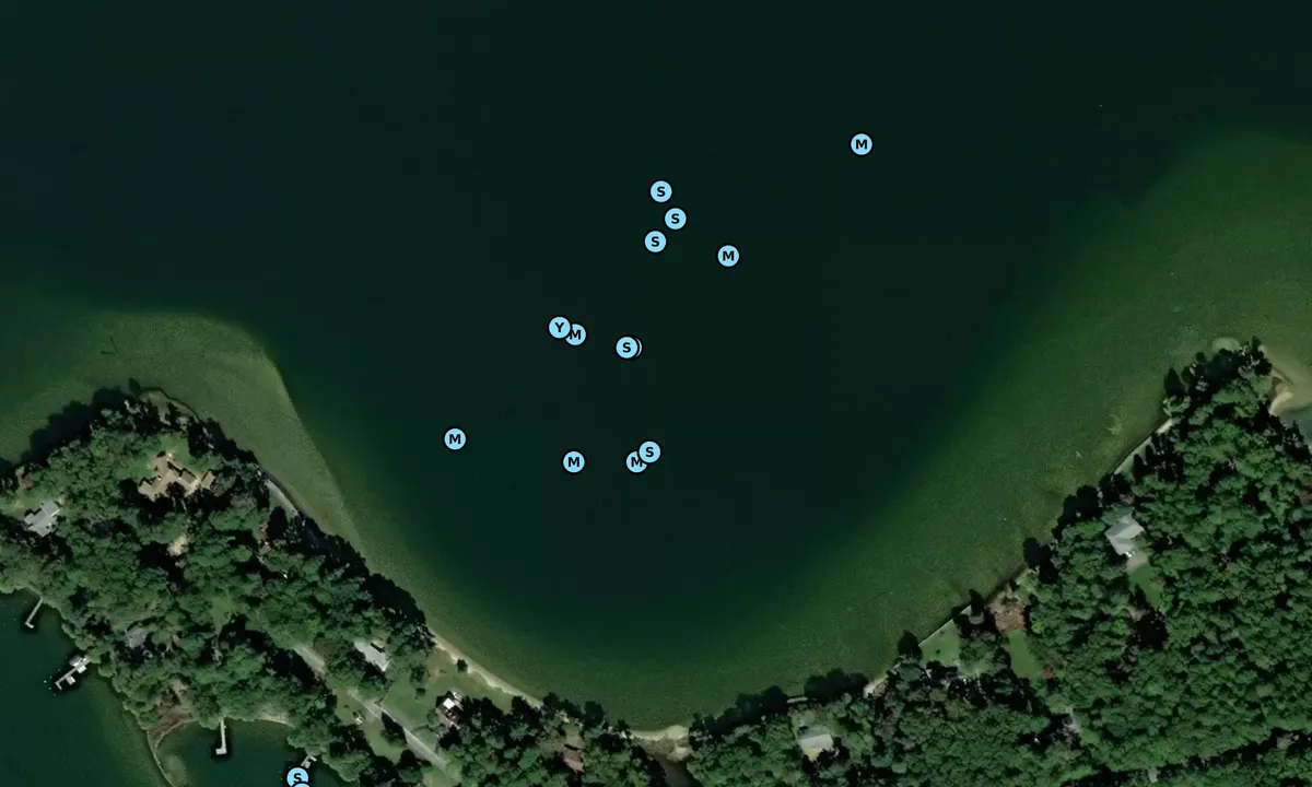 Satelite image of Rogue Point Cove
