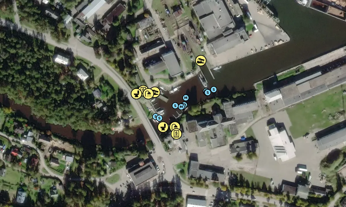 Satelite image of Roja Yacht Club Rojas jahtklubs