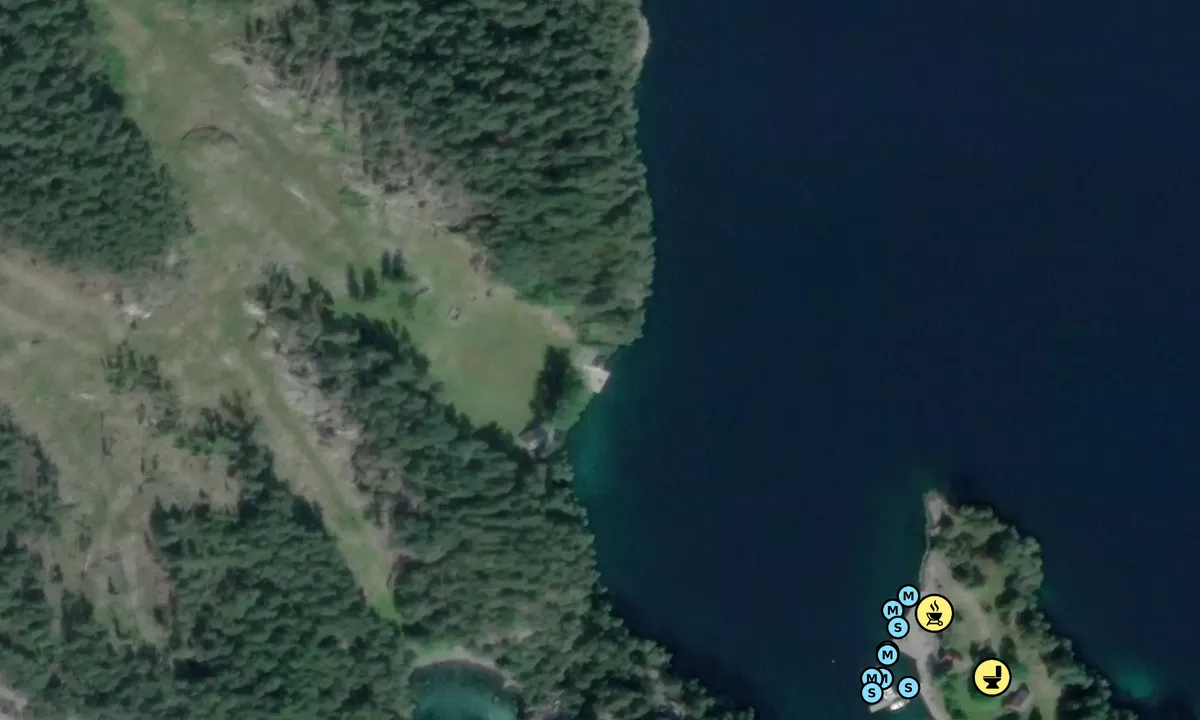 Satelite image of Romsa Ørevik