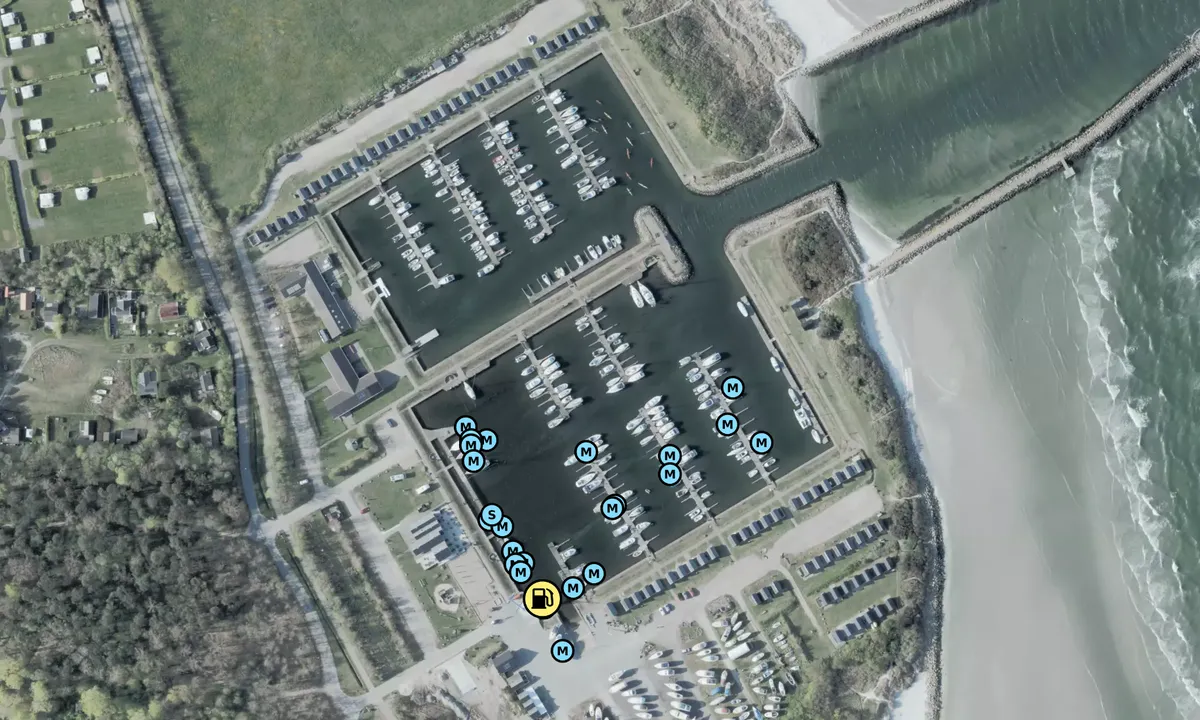 Satelite image of Rønnerhavnen