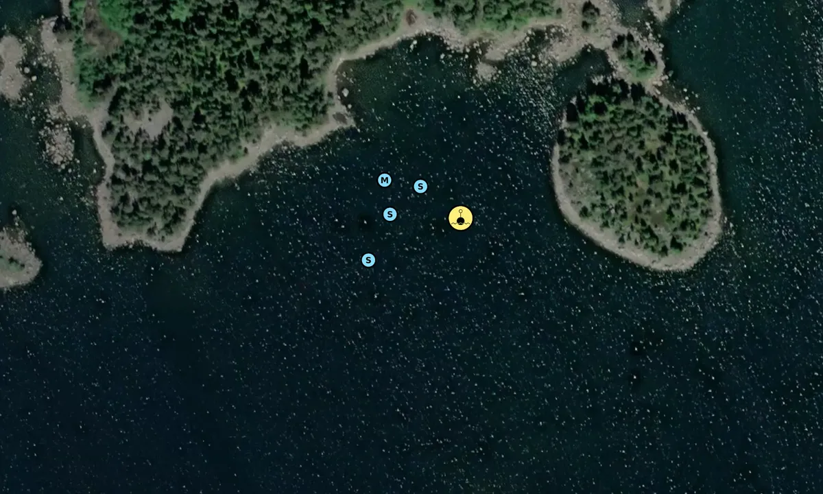 Satelite image of Rönnskär - SXK Eggegrund bouy