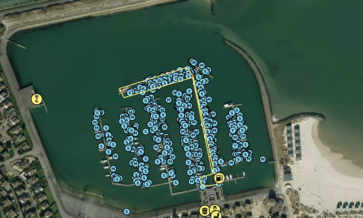 Satelite image of Roompot Marina - Wissenkerke