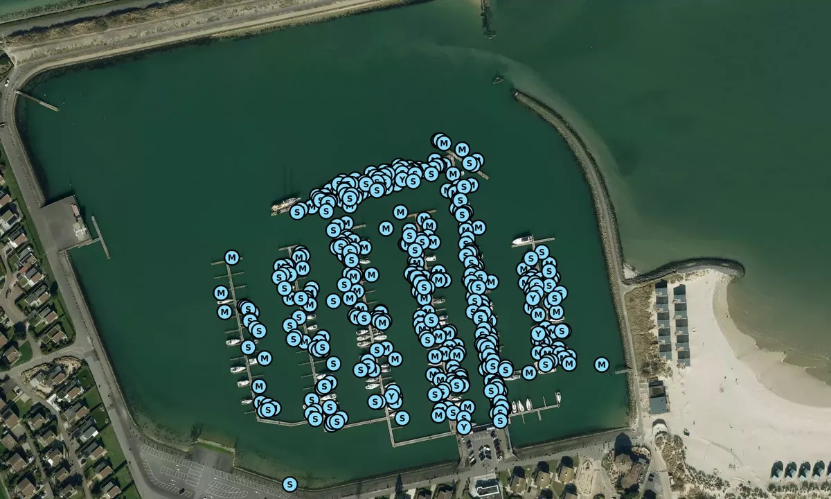 Satelite image of Roompot Marina - Wissenkerke