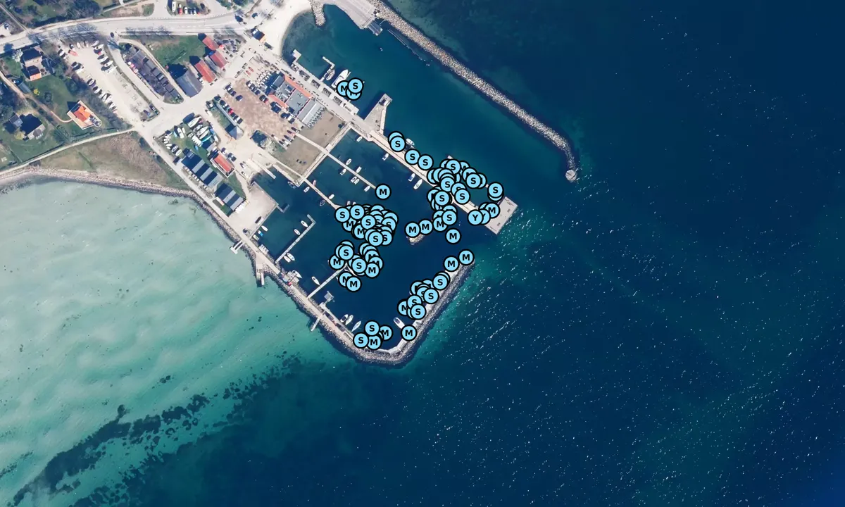 Satelite image of Rørvig Havn