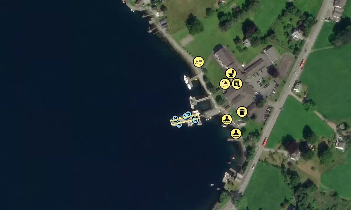 Satelite image of Rosendal Fjordhotel