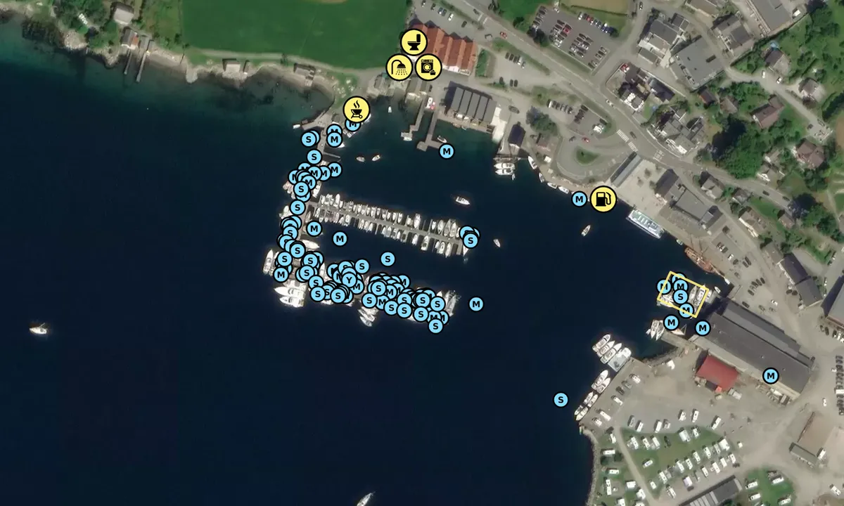 Satelite image of Rosendal Hamn