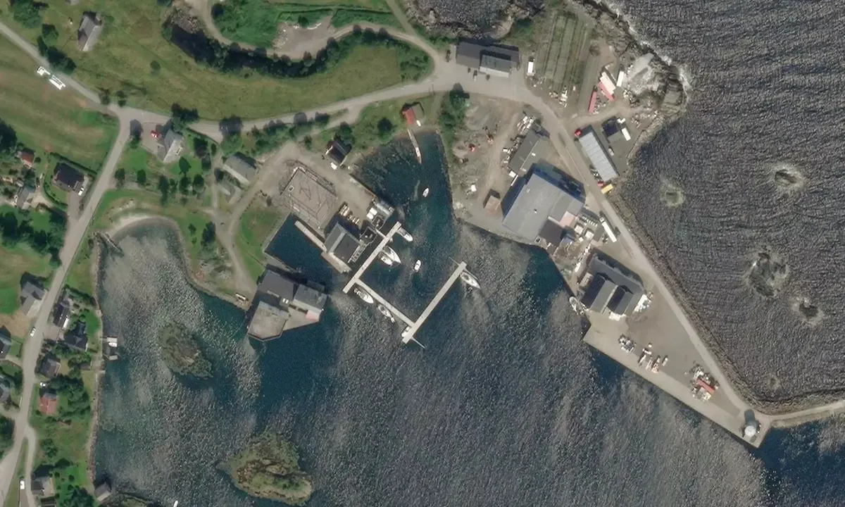 Flyfoto av Rosenlund Marina - Sandshamn