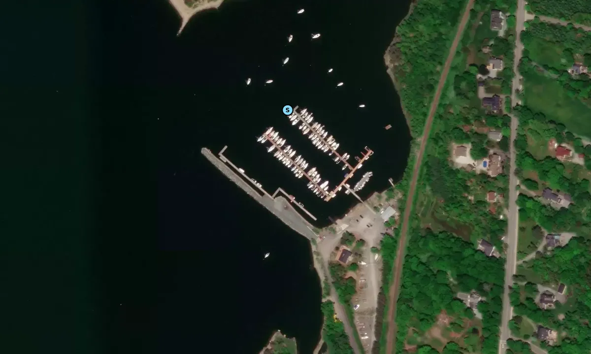 Satelite image of Rothesay Yacht Club